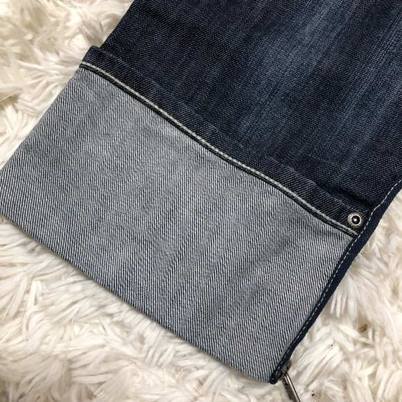 Harley Davidson size 10 crop Capri jeans. Too cute too fun for summer riding. - Picture 12 of 13